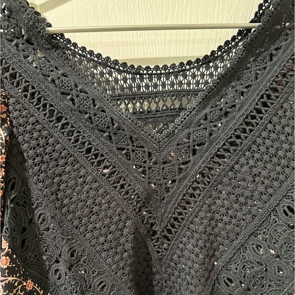 Sea New York Aurora Crochet Panel Printed Dress - Picture 9 of 10